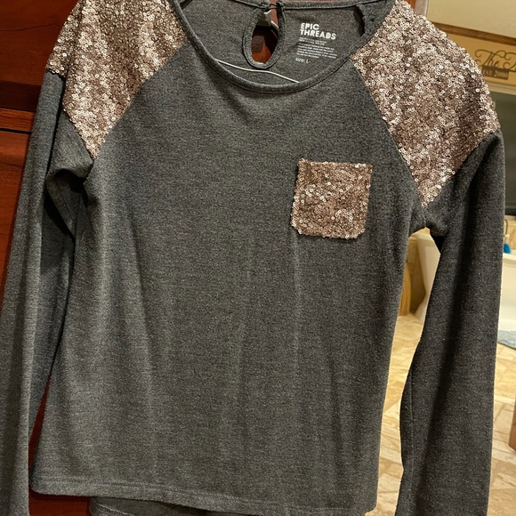 Epic threads girls Large long sleeve top - Picture 8 of 8
